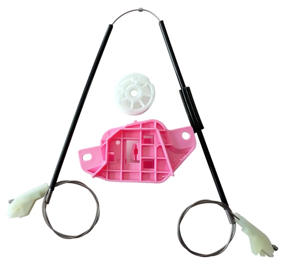 Hyundai Accent 1994-1997 Uyumlu Ön Sol Kapı Elektrikli Cam Kriko Teli ve Tamir Seti Takımı Kiti - Resim 2