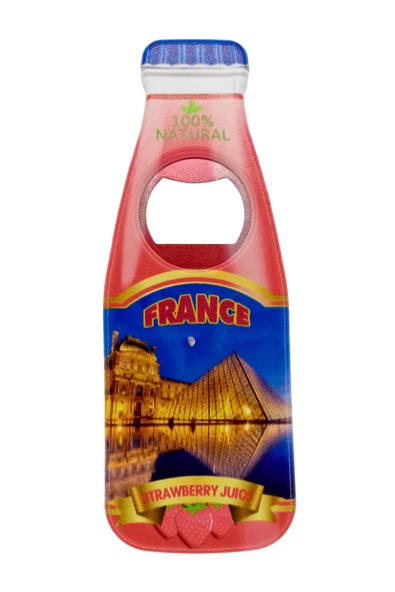Fransa Temalı Magnet Şişe Açacak - Resim 3