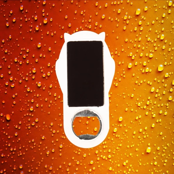 Fransa Temalı Baykuş Magnet Kapak Açacak - Resim 2