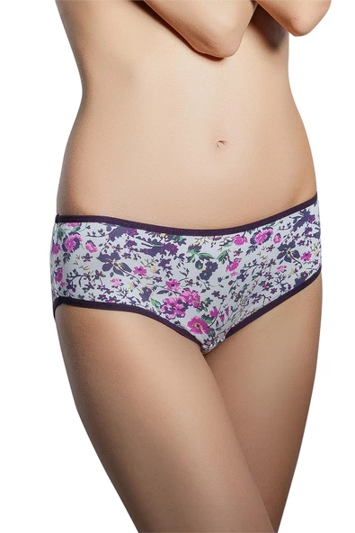 Miorre 3'Lü Günlük Penye Kadın Rahat Kalıp Slip Külot ürün görseli