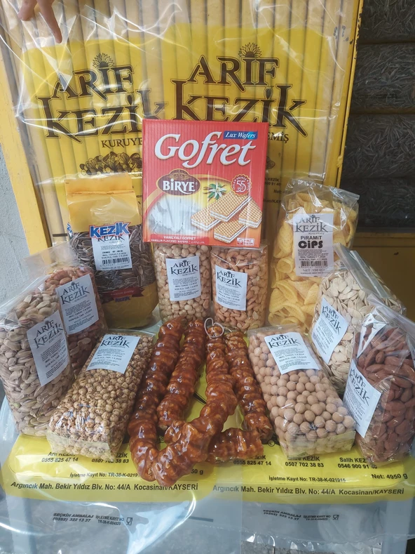 5650GR. 12'Lİ PAKET LÜKS KARIŞIK KURUYEMİŞ