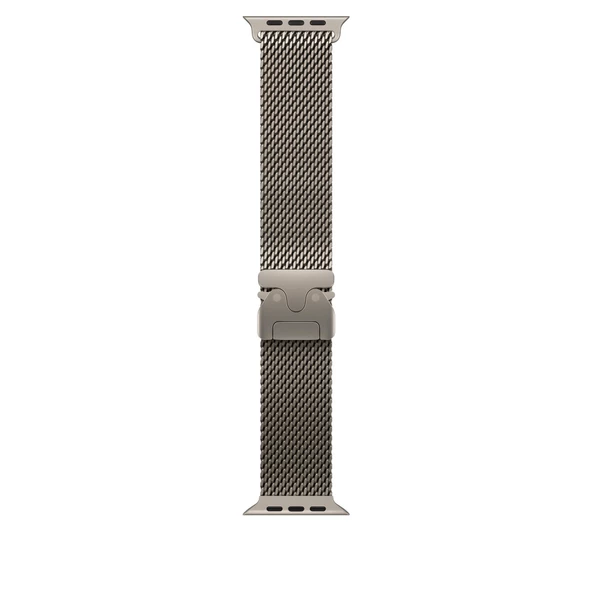 Apple Watch 44mm Uyumlu Metal Hasır Kordon KRD-121 - 4