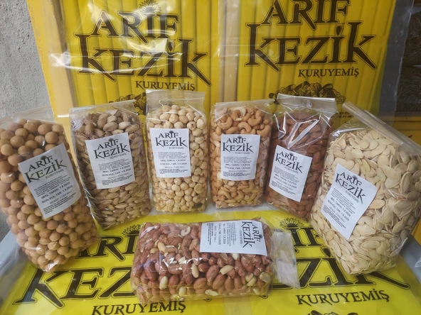 3500GR 7'Lİ PAKET LÜKS KARIŞIK KURUYEMİŞ