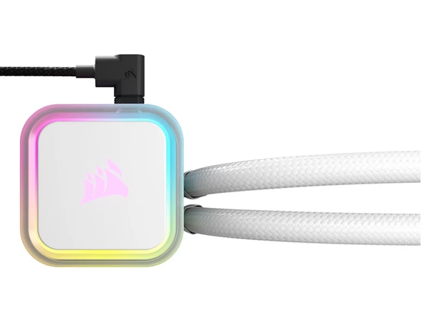 Corsair iCUE H100i RGB Elite White 240 mm Intel(1700p)-AMD Uyumlu Sıvı Soğutucu (CW-9060078-WW) - 4