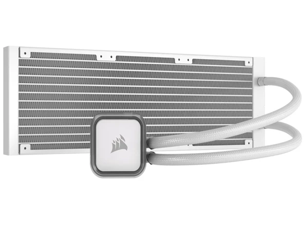 Corsair iCUE H150i RGB Elite White 360 mm Intel(1700p)-AMD Uyumlu Sıvı Soğutucu (CW-9060079-WW) - 2