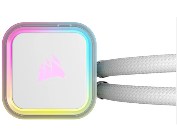 Corsair iCUE H150i RGB Elite White 360 mm Intel(1700p)-AMD Uyumlu Sıvı Soğutucu (CW-9060079-WW) - 5