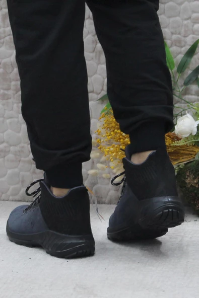 Scooter M4100 Gri Asfalt Anatomik Orijinal Ürün Hakiki Deri Su Geçirmez Erkek Bot - Resim 4