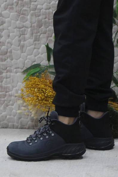 Scooter M4100 Gri Asfalt Anatomik Orijinal Ürün Hakiki Deri Su Geçirmez Erkek Bot - Resim 3