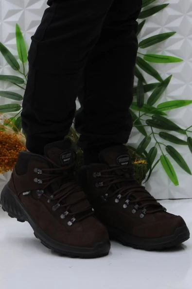 Scooter M4107 Kahve Anatomik Orijinal Ürün Hakiki Deri Su Geçirmez Erkek Bot - Resim 2