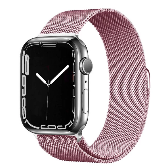 Gpack Apple Watch 10 46mm Kordon Hasır Metal Örgülü Ayarlanabilir BAND01 - 10