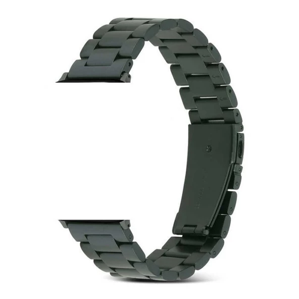 Gpack Apple Watch 10 46mm Kordon Metal Sıralı Kordon - Resim 3