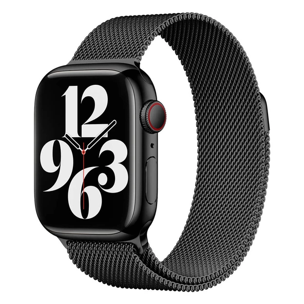 Gpack Apple Watch 10 42mm Kordon Hasır Metal Örgülü Ayarlanabilir BAND01