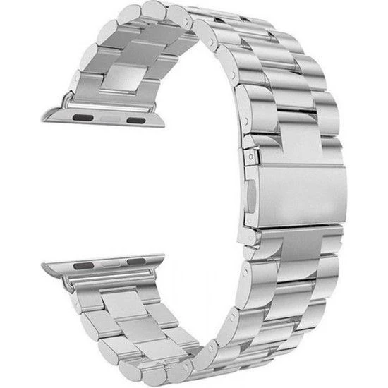 Gpack Apple Watch 10 46mm Kordon Metal Sıralı Kordon - Resim 5