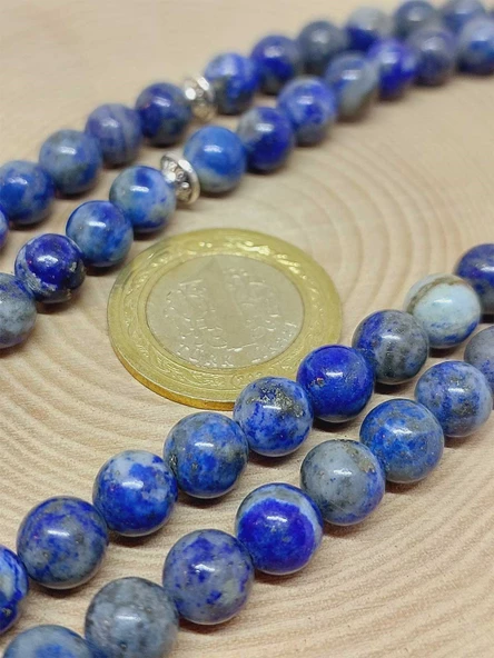 Lapis Taşı 99luk Tesbih 8mm (9420) - Resim 3