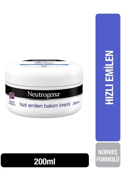 Neutrogena   Hızlı Emilen Bakım Kremi Normal Cilt 200 Ml