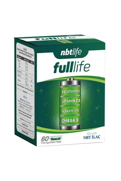 Nbt İlaç   Life Full Life 60 Kapsül