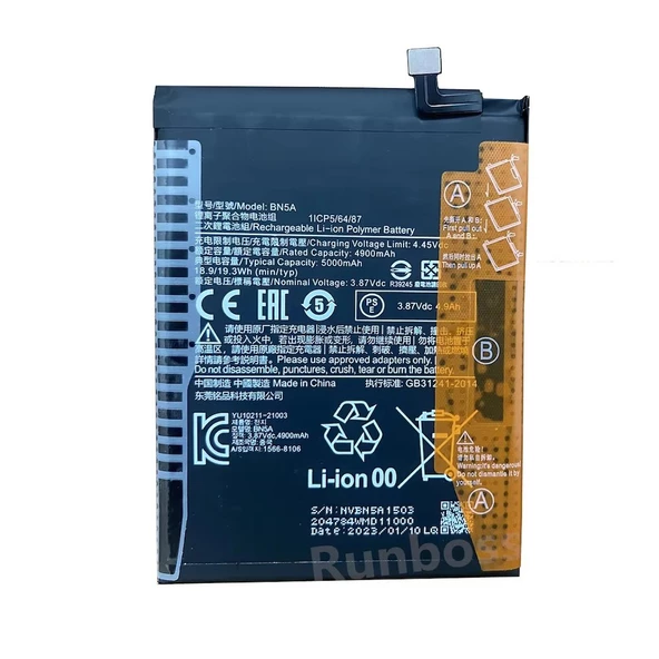 Xiaomi Redmi 10 2022 İle Uyumlu İthal Pil Batarya BN5A ürün görseli 1