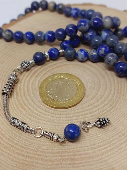 Lapis Taşı 99luk Tesbih 8mm (9420) - Resim 5