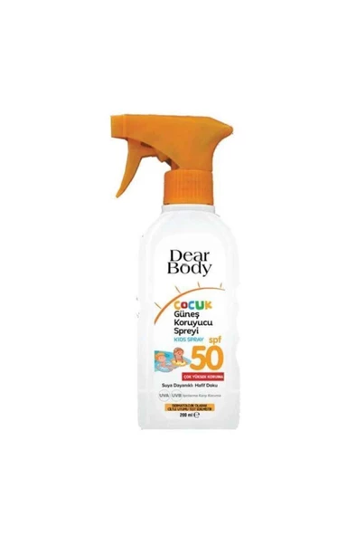 Dear Deer   Dear Body Çocuk Güneş Koruyucu 50 Faktör Spray 200 ml