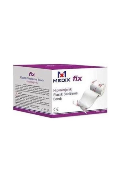 MEDİX   Fix Hipoalerjenik Elastik Sabitleme Bandı 10m X 10cm