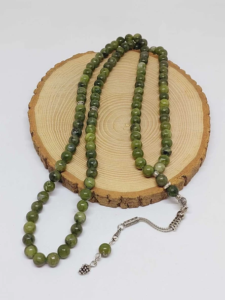 Yeşim Taşı 99luk Tesbih 8mm (15009) - Resim 2