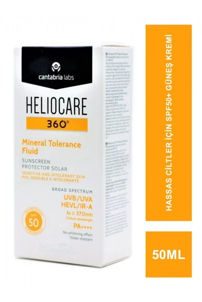 Heliocare   360 Mineral Tolerance Fluid Spf50+ 50 Ml