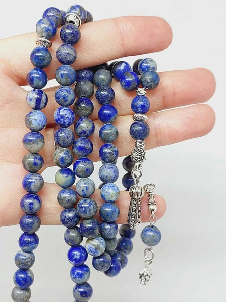 Lapis Taşı 99luk Tesbih 8mm (9420) - Resim 4