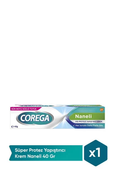 Corega   Süper Protez Yapıştırıcı Krem Naneli 40gr