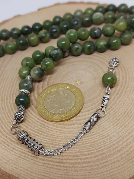 Yeşim Taşı 99luk Tesbih 8mm (15009) - Resim 3