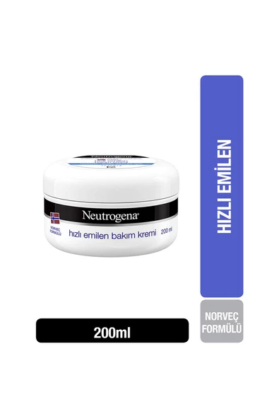 Neutrogena   Norveç Formülü Hızlı Emilen Bakım Kremi 200 ml