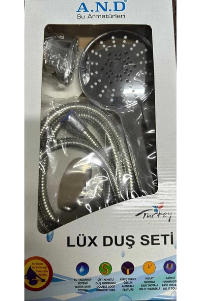AND   MAFSALLI (ASKILI) ELMAS LUX DUŞ SETİ TAKIMI - 2