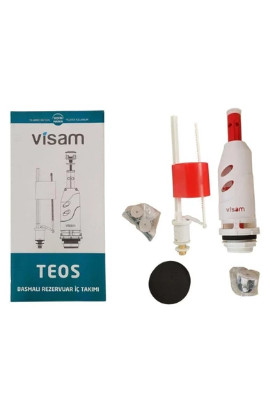 Visam   Teos Basmalı Klozet Rezervuar Iç Takım - 4