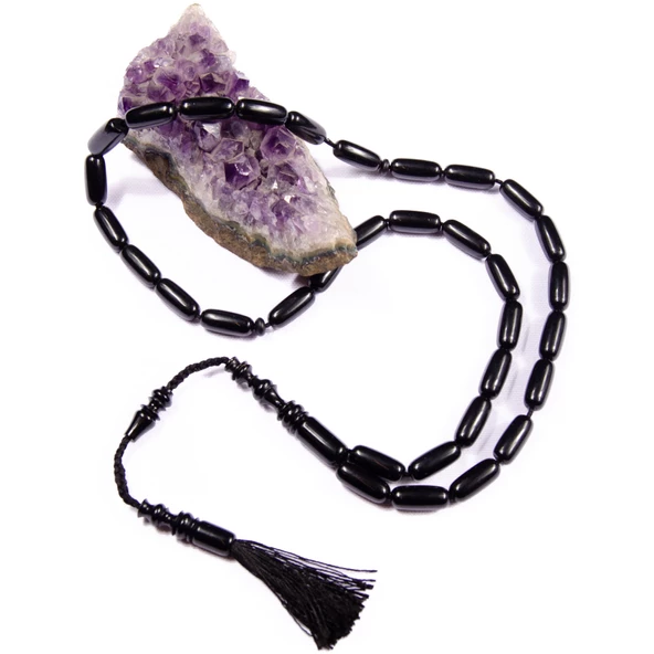 Kapsül kesim 18x8 mm Büyük Boy Koleksiyonluk Katalin  Saray Püsküllü Tesbih ürün görseli 1