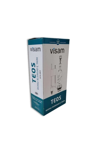 Visam   Teos Basmalı Klozet Rezervuar Iç Takım - 6