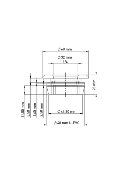 İZ YAPI Hela Taşı Contası 32 Mm T1 Standart - 2