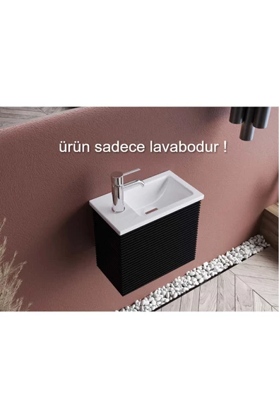 Turkuaz   Cerastyle Mini L Tezgah Üstü Lavabo 24x42cm 071100-u