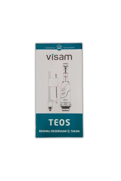 Visam   Teos Basmalı Klozet Rezervuar Iç Takım - 7