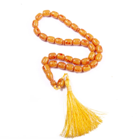 Kapsül Kesim 11x9 mm İşlemeli Katalin  Saray Püsküllü Tesbih ürün görseli 1