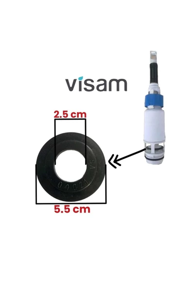 Visam Gömme Rezervuar Boşaltma Grubu Contası 460-740