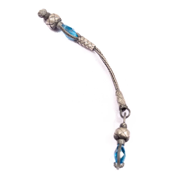 100 Ayar Gümüş Kazaz Püskül 4,5 Cm 5.63 Gram