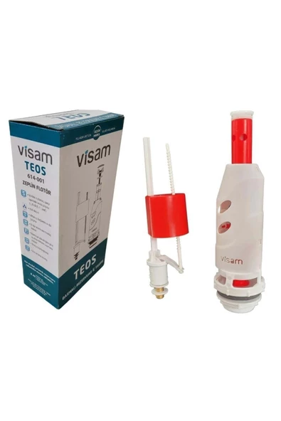 Visam   Teos Basmalı Klozet Rezervuar Iç Takım - 5