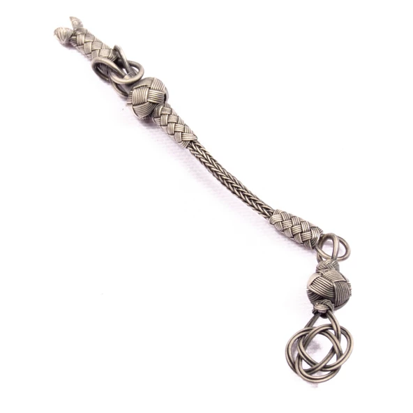 1000 Ayar Gümüş Kazaz Püskül 4,5 Cm 5,82 Gram - Resim 2