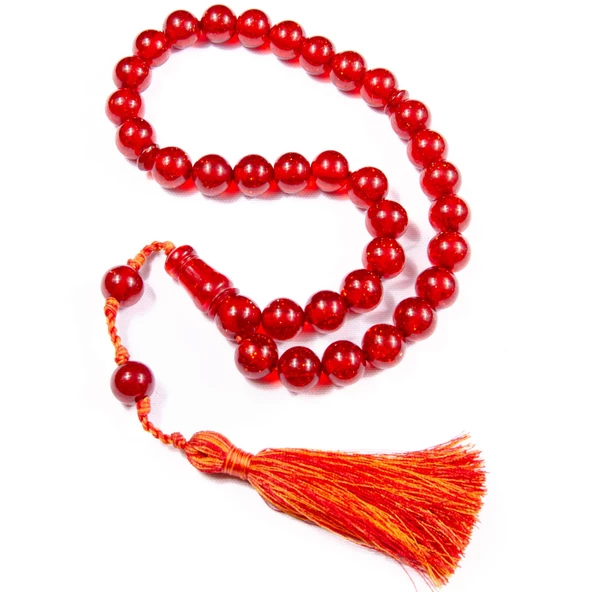 Küre Kesim 16x14 mm Koleksiyonluk İri Boy Simli Katalin 48 cm Saray Püsküllü Tesbih ürün görseli 1