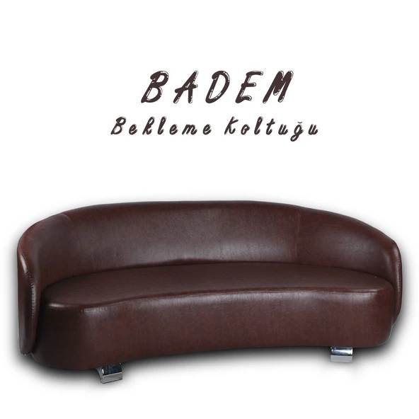 Badem Üçlü Ofis Bekleme Koltuğu - Resim 2