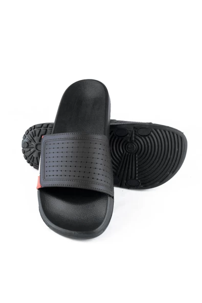 Gezer Yazlık Erkek Islak Zemine Uygun Eva Terlik Siyah 15197 - Resim 4