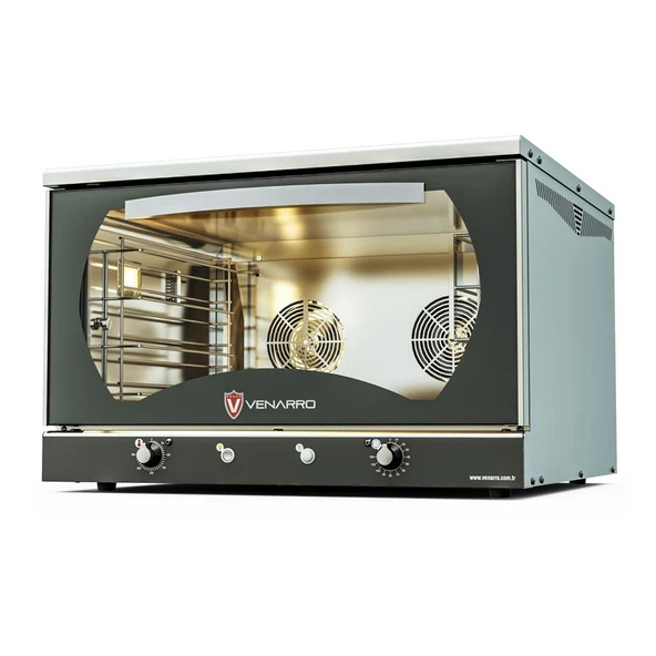 Venarro  Caveno DEF - P4 Konveksiyonel Patisserie Fırını - buharlı (4-40x60 tepsi kapasiteli) - manuel