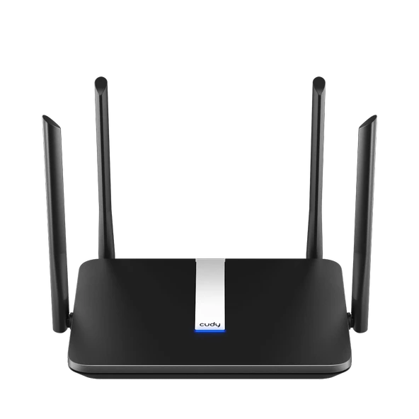 Cudy Router X6 Ax1800 2.4Ghz/5Ghz 1800Mbps Ap/Re/Wısp 5*Gigabit Port Mu-Mımo Kablosuz Wi-Fi 6