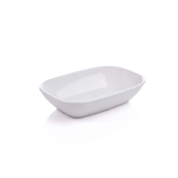 Gmb Nazen K-17 Termoset Kırılmaz-20 cm kare kayık tabak 50 Adet