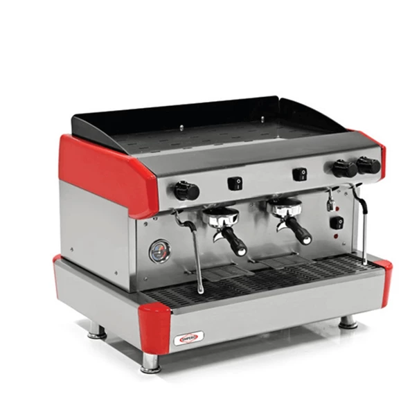 Empero EMP.CPC.2GR Espresso Kahve Mak.- 2 grup - yarı otomatik - kırmızı
