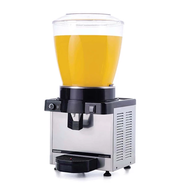 Samixir M22.AI Ayranlık-22 litre soğuk içecek dispenseri-karıştırıcılı-manuel-inox